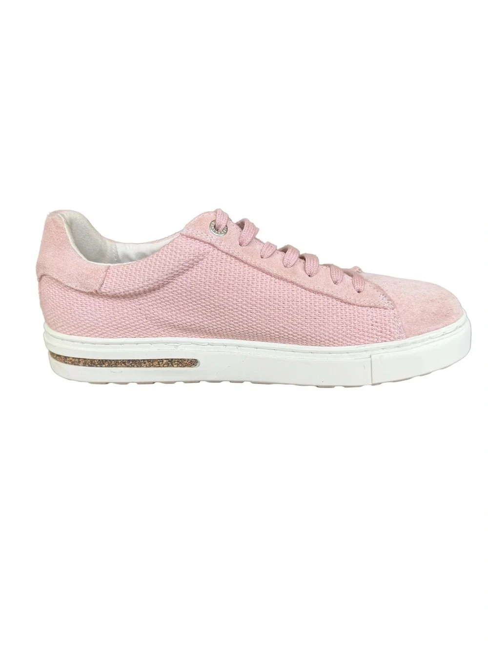 Birkenstock Bend Low Canvas Suede Sneakers Soft Pink EU 39 US 8-8.5